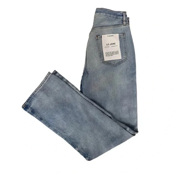 NEW- NWT FRAME Le Jane high-rise straight-leg jeans sz 29 - Picture 6 of 8
